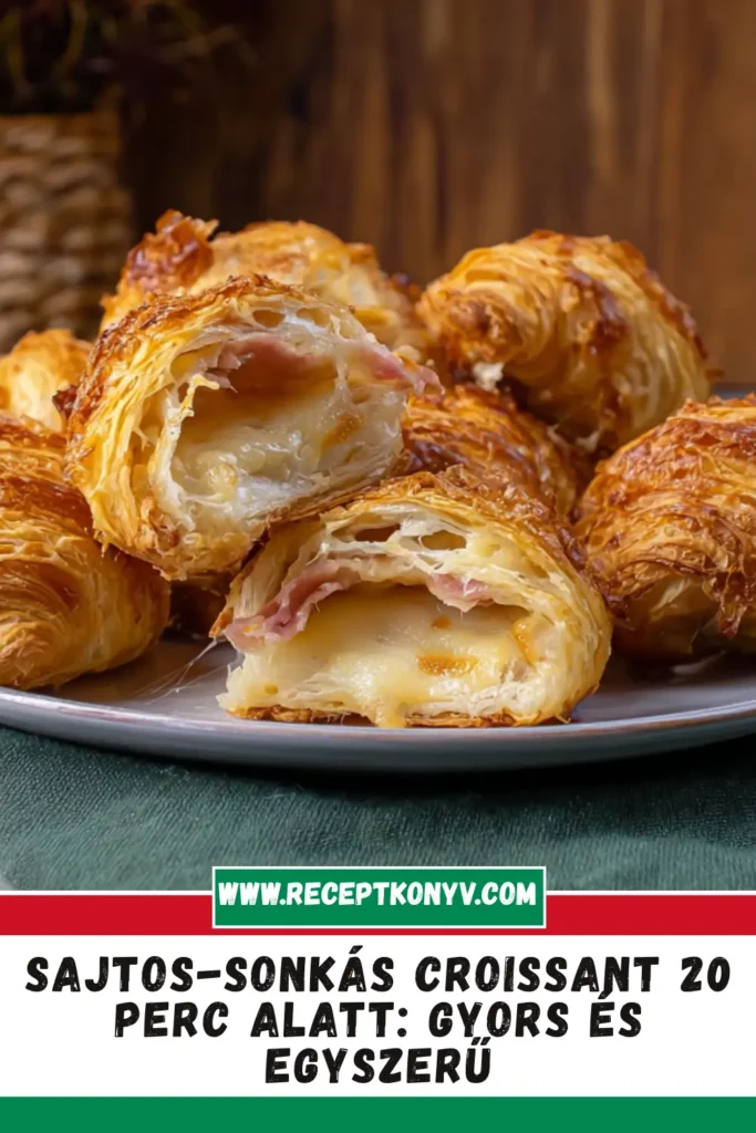 Sajtos-sonkás croissant 20 perc alatt: Gyors és egyszerű
