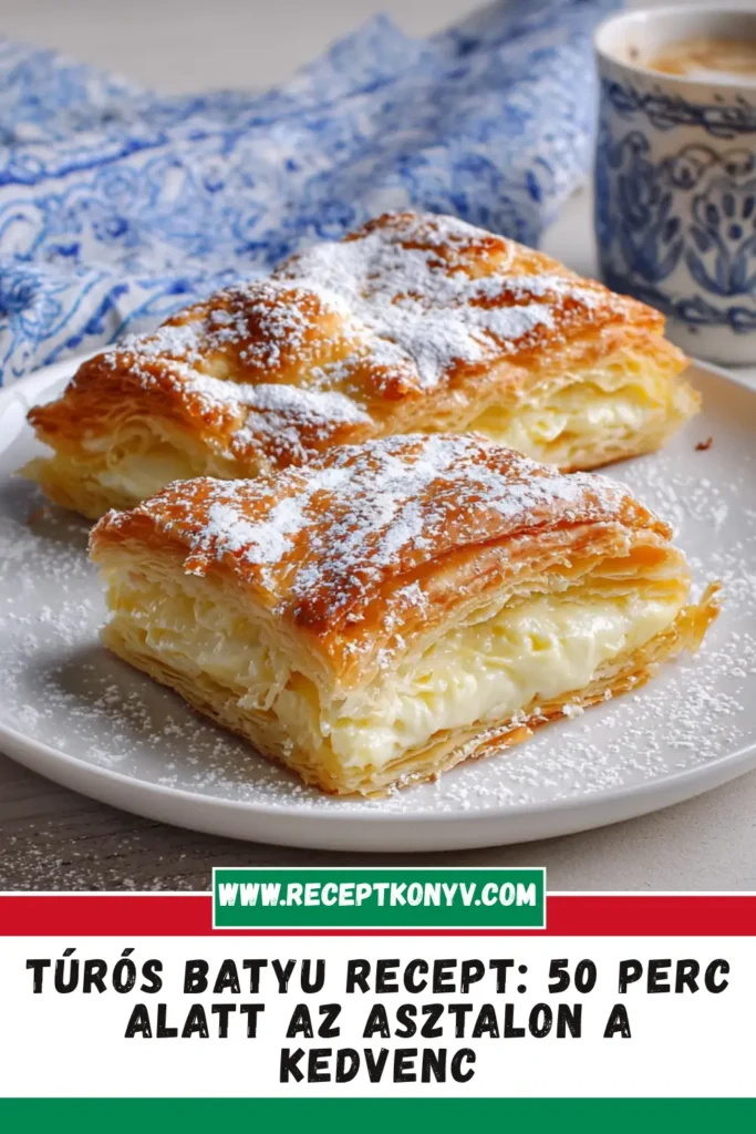 Túrós batyu recept: 50 perc alatt az asztalon a kedvenc