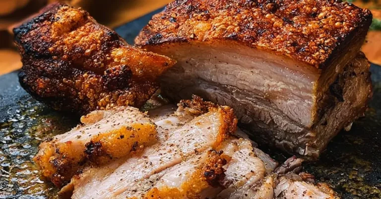 Sült császárhús recept: Omlós hús és ropogós bőr