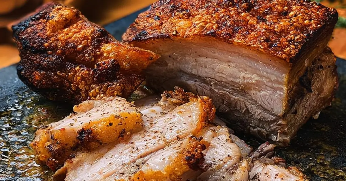 Sült császárhús recept: Omlós hús és ropogós bőr